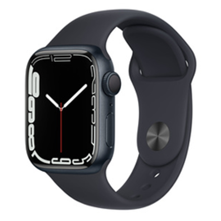 Apple Watch Series 7 Cellulaire 45mm Minuit Aluminium Avec Bracelet - Grade A avec Boîte et Chargeur