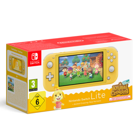 Console Switch Lite Nintendo Bleu + Animal Crossing