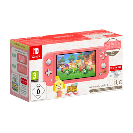 Console Switch Lite Nintendo Bleu + Animal Crossing