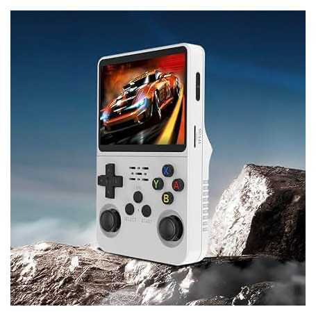 Mini Console de Jeu Vidéo Portable R36s Écran IPS 3,5" 64