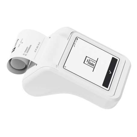 Terminal de paiement portable Bluetooth/Wi-Fi sans contact avec fonction d'impression - Sumup Solo et Imprimante - Blanc