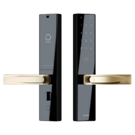 Serrure connectée WiFi S2 DC 7.5V Compatible Portes 40-120 mm - ORVIBO Smart Door Lock S2 337 × 67 × 71.3 mm