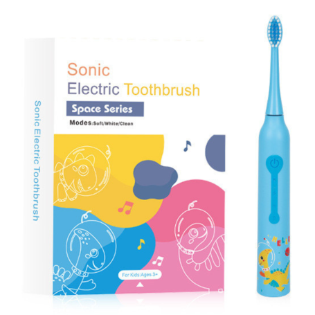 Brosse à Dents Électrique Sonique Enfants à Lévitation Magnétique Rappel Intelligent Brosse Souple IPX7 Étanche