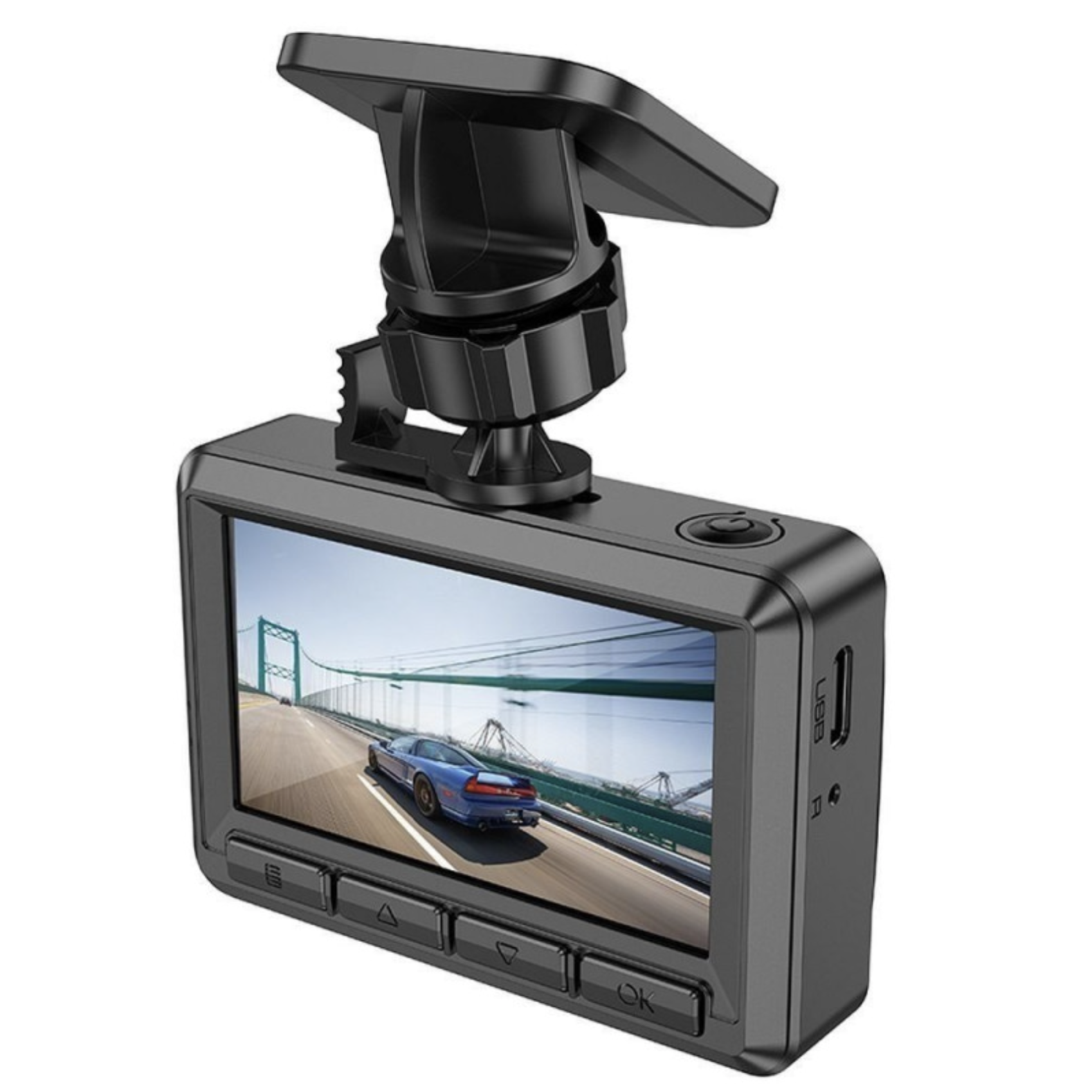 DASHCAM ECRAN 2.45 POUCES + CAMERA ARRIERE DV3